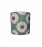 Handmade Green Orange Beige Circle Linen Fabric Lampshades - Image 1