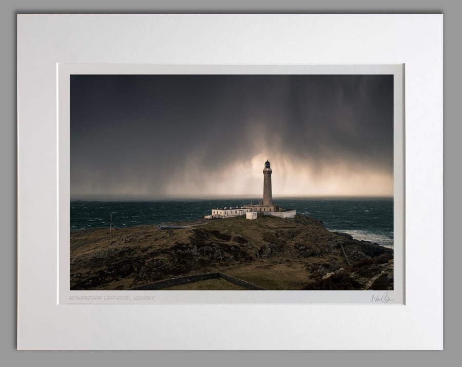 Ardnamurchan Lighthouse Scotland - A3 (50x40cm) Unframed Print