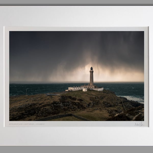 Ardnamurchan Lighthouse Scotland - A3 (50x40cm) Unframed Print