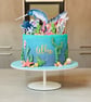 Ocean cake topper, sea cake topper, whale cake topper, narwhal, under the sea ca - Image 3