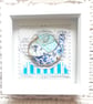 A Wire Blue & White Pot of Tea. An original handmade mixed media artwork. - Image 2