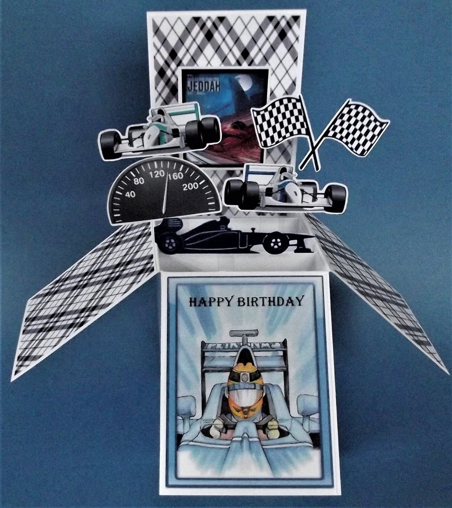 Birthday Card with Formula 1
