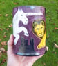 Lion and Unicorn Ceramic Pot - Hand Built from Earthenware Clay - Image 2