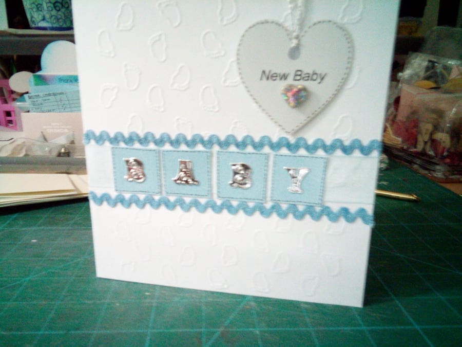 New baby boy card