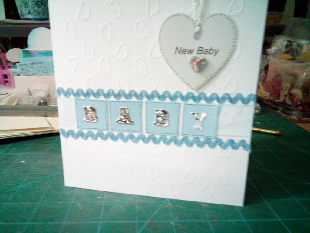 New baby boy card