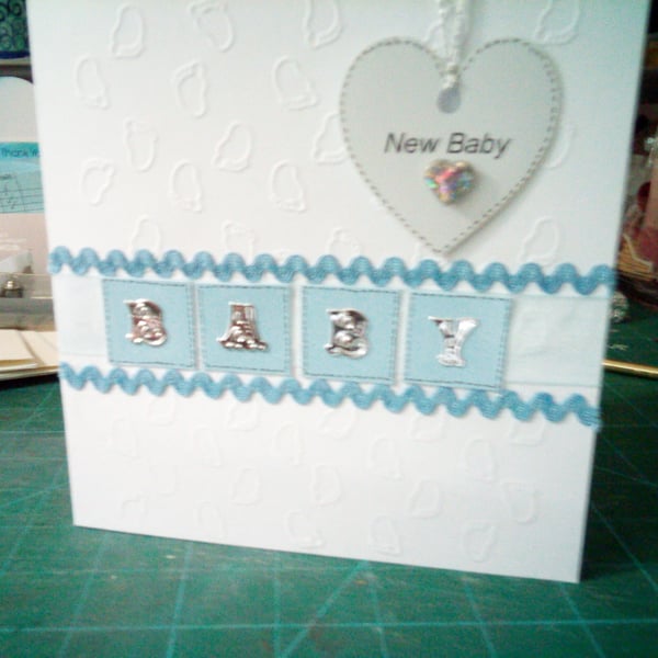 New baby boy card