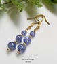 Designer AA 6.15ct Tanzanite Gold Vermeil Earrings  - Image 2