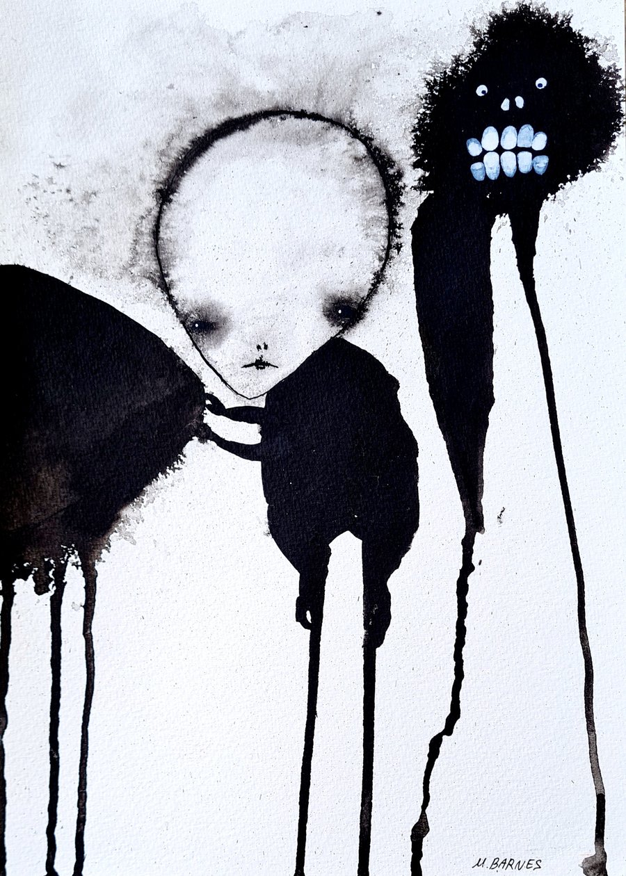 Bottom scratcher, Dar art, Funny art, Abstract art,  Abstract figures, Art brut