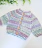 Crochet Baby Cardigan 0-3 Months – Ready to Ship Baby Gift - Summer Seconds 