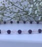 'Amethyst and Rose' beaded necklace
