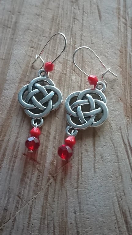 Celtic knot earrings