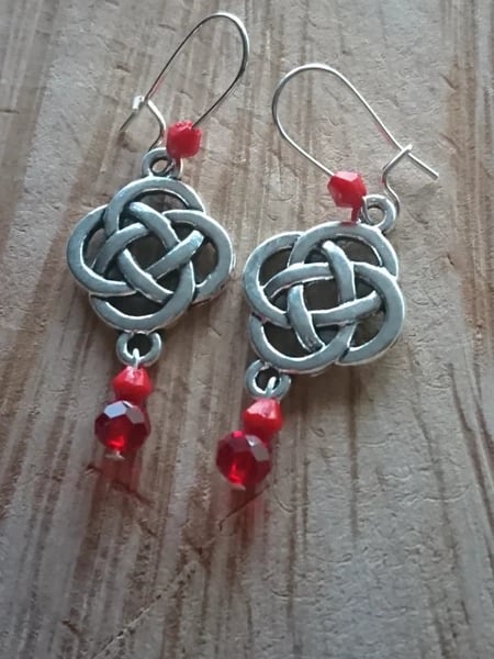 Celtic knot earrings