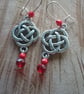 Celtic knot earrings