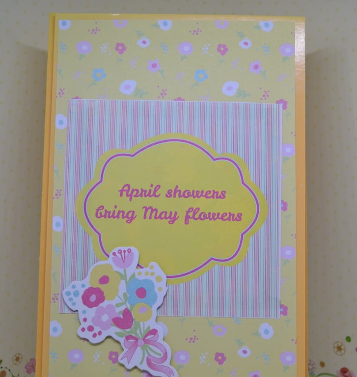 April Showers - Greetings Card