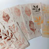 Autumn Leaves Lino Print Bundle - Misprints