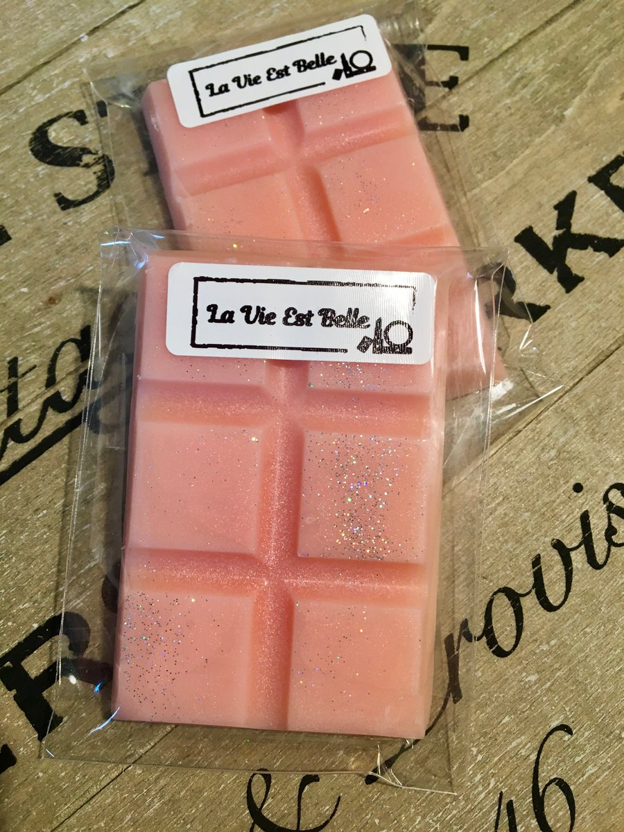 2 x La Vie Est Belle Scented Handmade Soy Wax Melt Snap Bars 