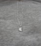 Crescent Pendant Gemstone on Silver Chain - Image 6