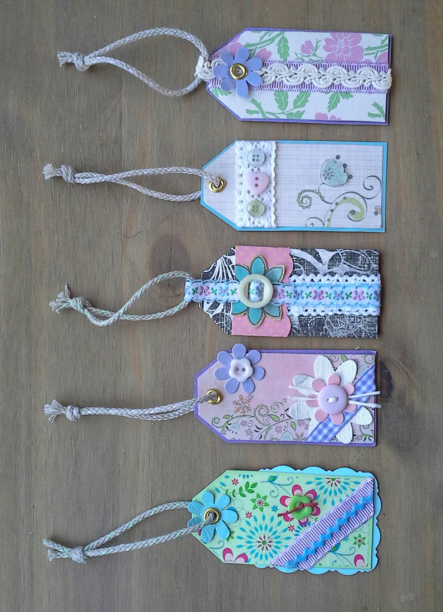 Set of 5 Luxury Gift Tags