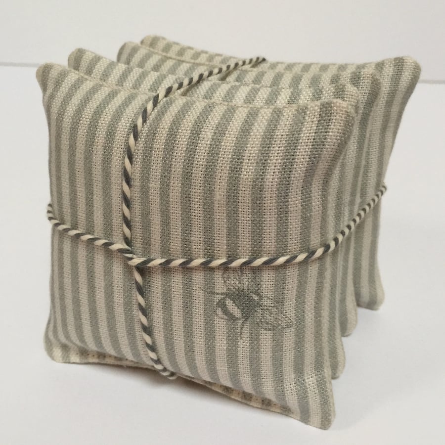 Stack of Lavender Sachets - Bumble Bee