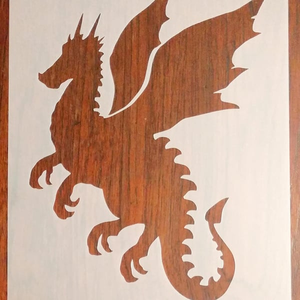 Dragon Mask Reusable PP Sheet for Arts & Crafts, DIY