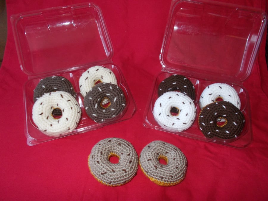 crochet toy doughnuts (set of two).
