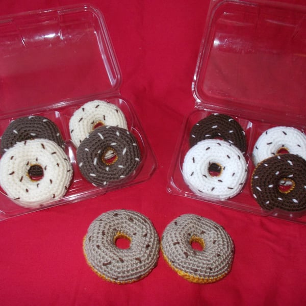 crochet toy doughnuts (set of two).