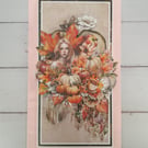 Handmade Autumn Card - Luxury 3D Fall Greeting Card (109).