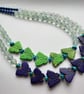Perfectly Imperfect Howlite Butterfly and Fluorite Statement Necklace - Image 10