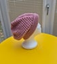 Hand knitted slouchy hat 