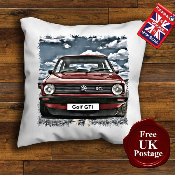 VW GOlf MK1 GTI Cushion Cover, Choose Your Size