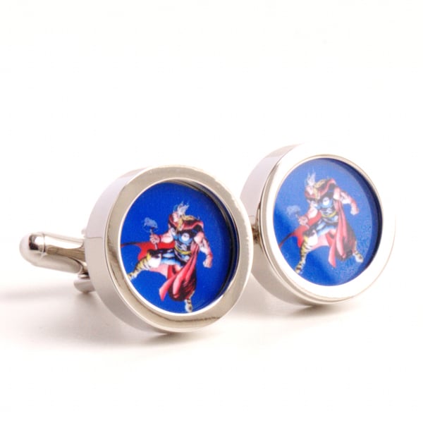 Thor Cufflinks Comic Book Hero