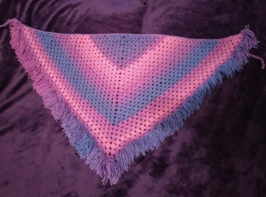 Mystic Pixie crocheted shawl