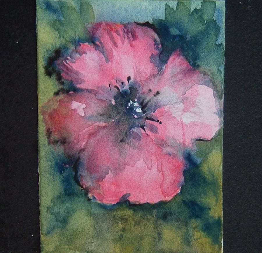 art painting floral watercolour ref 514