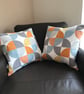 Retro looking cushion cover only in retro colours, 45cm x 45cm, - Image 3