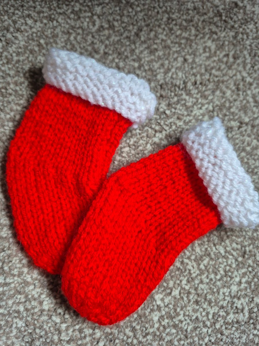 Small knitted Xmas stocking
