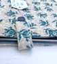 Blue Floral Quilted iPad Tablet Case and matching Glasses case - Image 4
