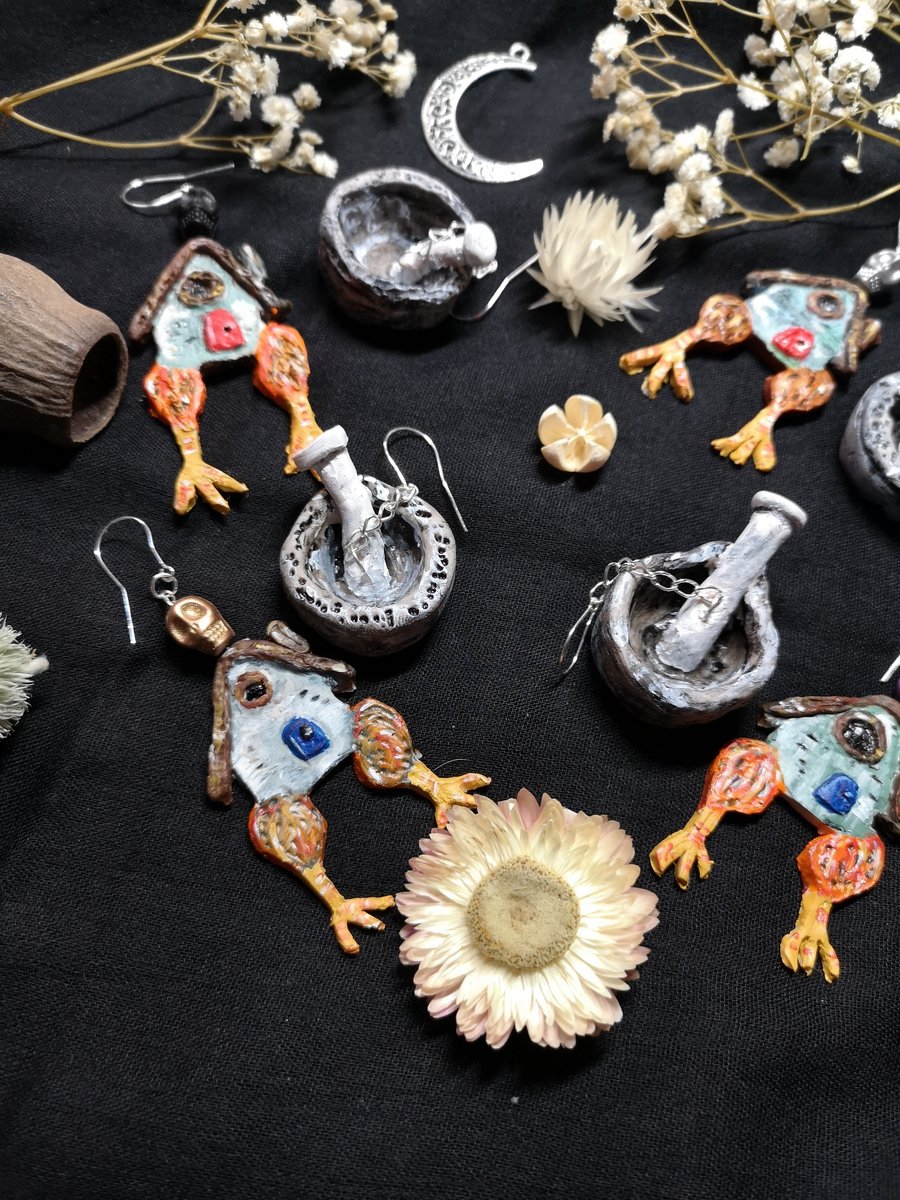 Baba Yaga Earrings 