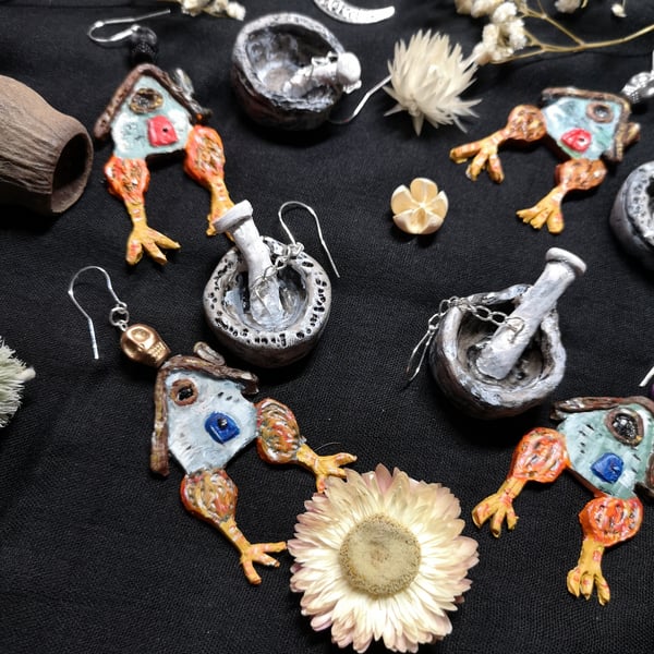 Baba Yaga Earrings 