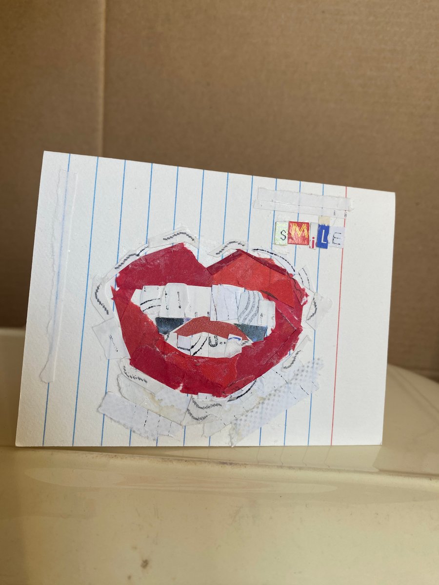 Smile- little gift card to brighten someone’s day 
