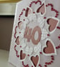 Ruby Anniversary Parchment Card - Image 2