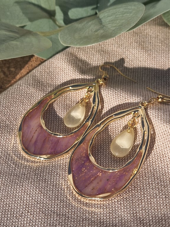 Polymer Clay Earrings: Pretty Pastels