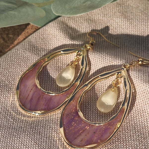 Polymer Clay Earrings: Pretty Pastels