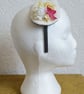 Handmade Fascinator 'Deep Pink and Lemon' - Image 5