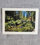 Bodnant Gardens North Wales Large Photographic Card Size 7" x 5" Blank Card - Image 2