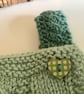 Baby Boy's Rompers & Matching Booties Set Hand Knitted  0-3 months size - Image 4