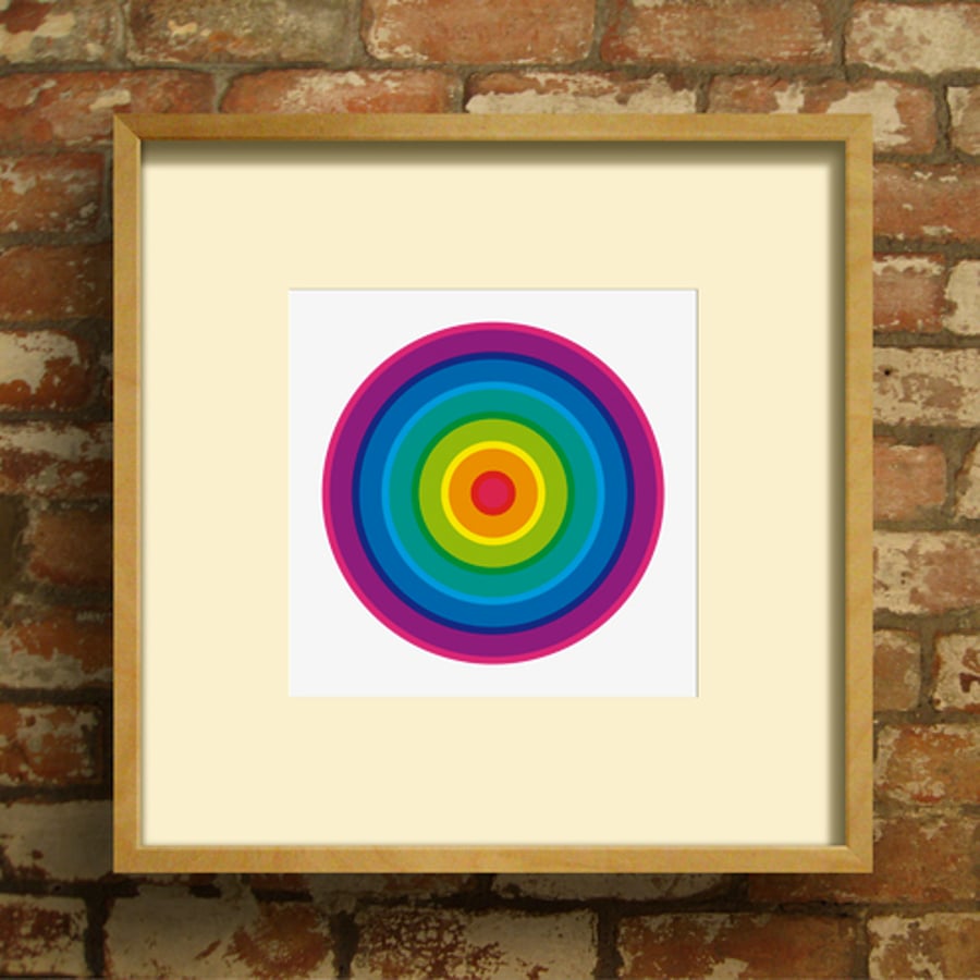 Hoopla! No.3 - 297mm Square Giclee Print