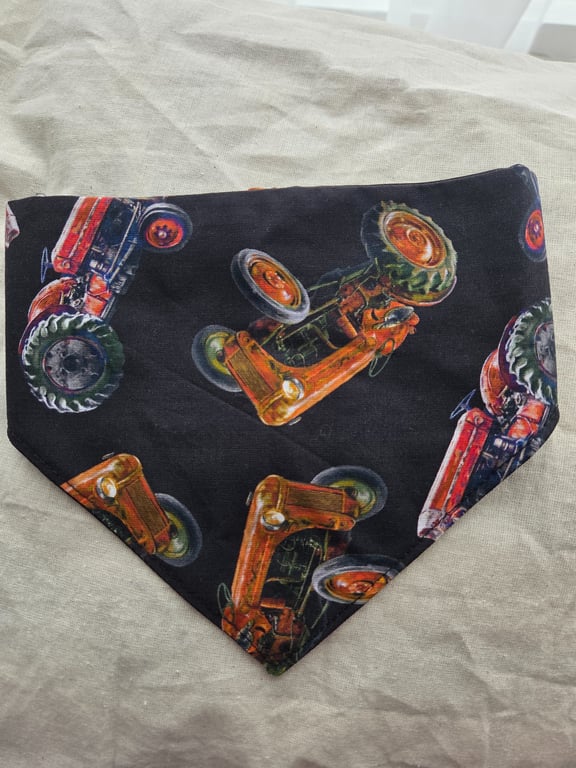 Elasticated slip-on Dog Bandana - Size L