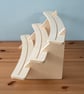 Concave Display Shelf with 3 Tier Stand for Memorabilia, Collectables, Retail - Image 4