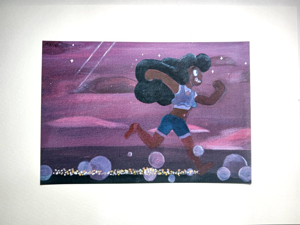 Steven Universe Stevonnie Canvas painting Print A5