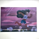 Steven Universe Stevonnie Canvas painting Print A5